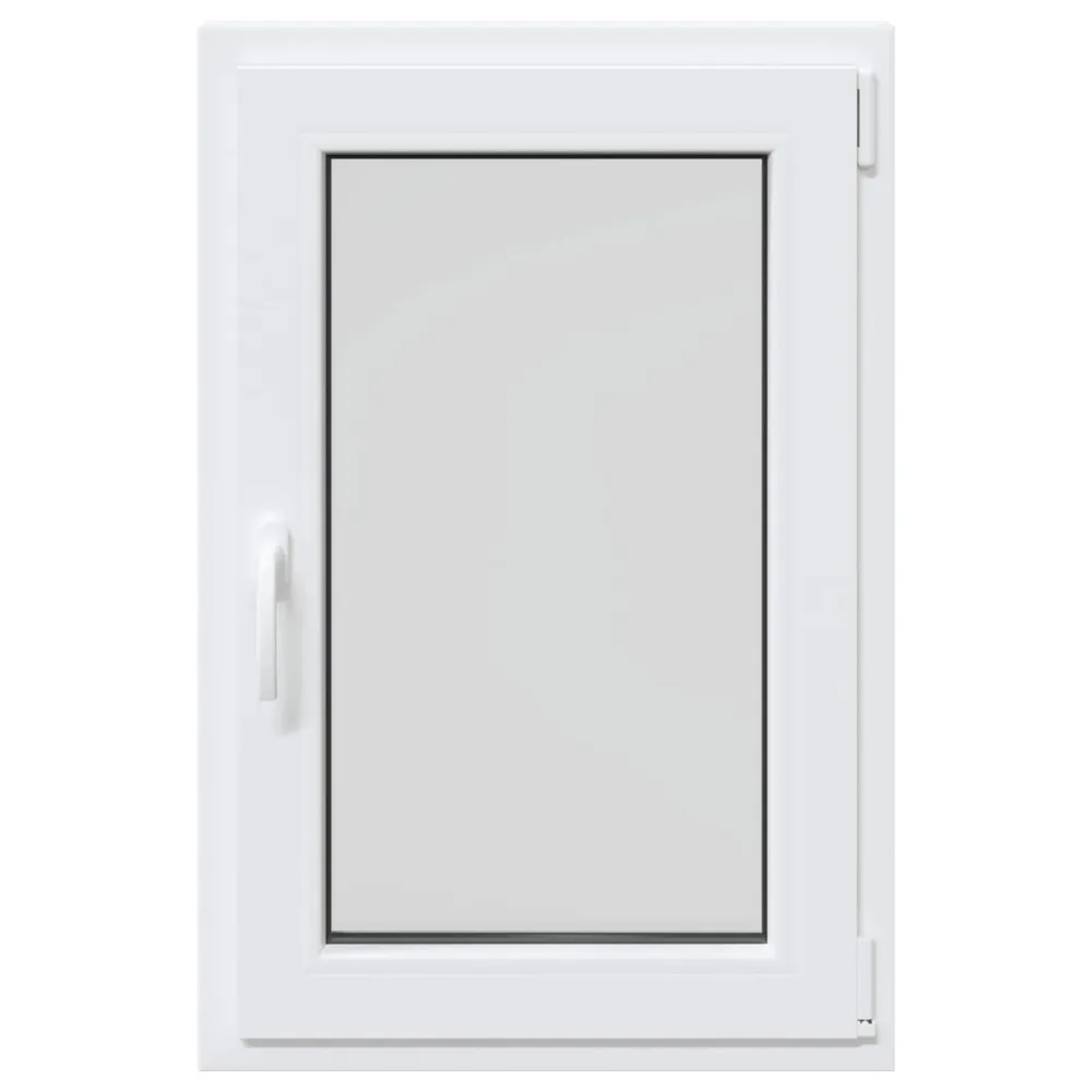 vidaXL Pinceablak RISOR 60 x 100 cm PVC és Üveg Fehér