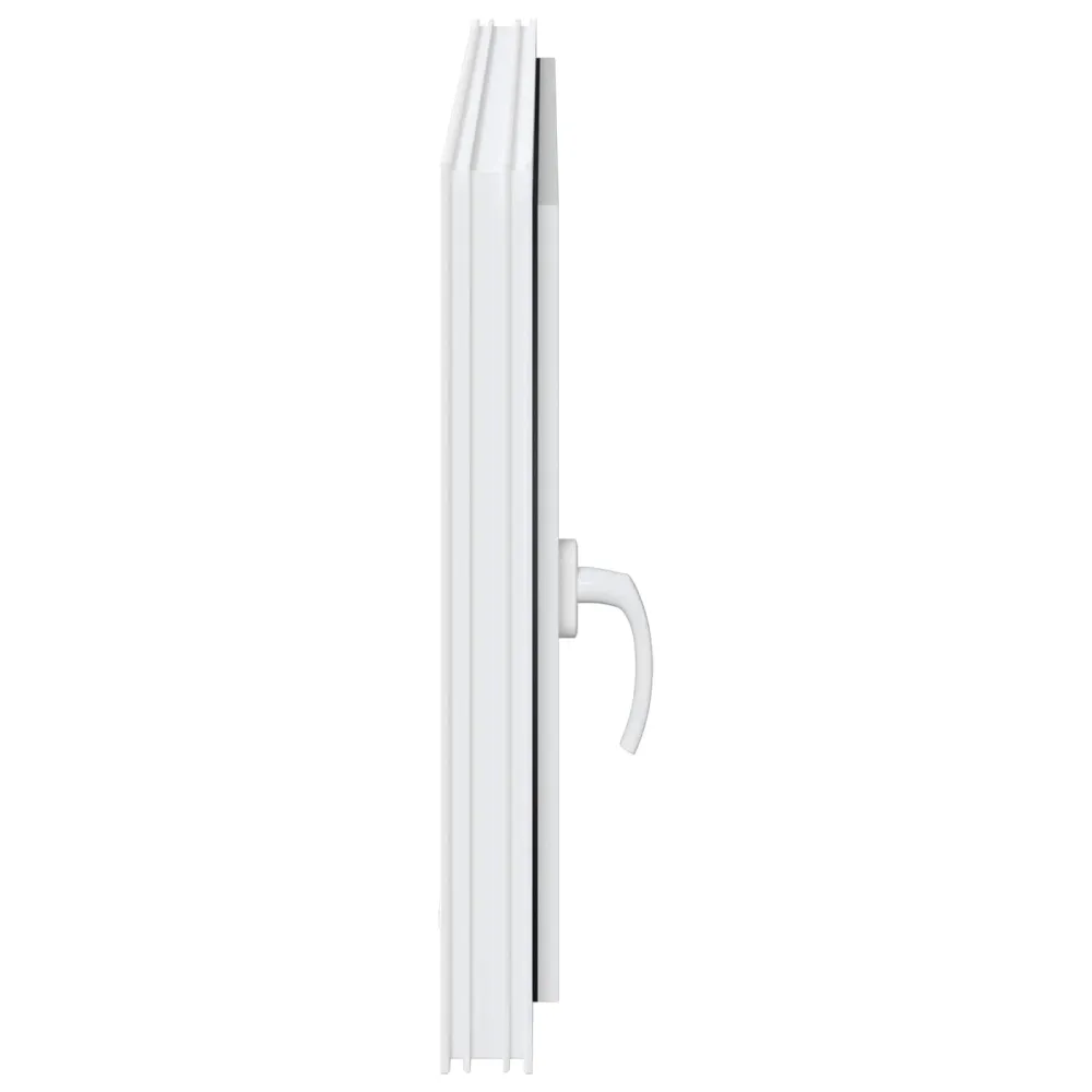 vidaXL Pinceablak RISOR 100 x 70 cm PVC és Üveg Fehér