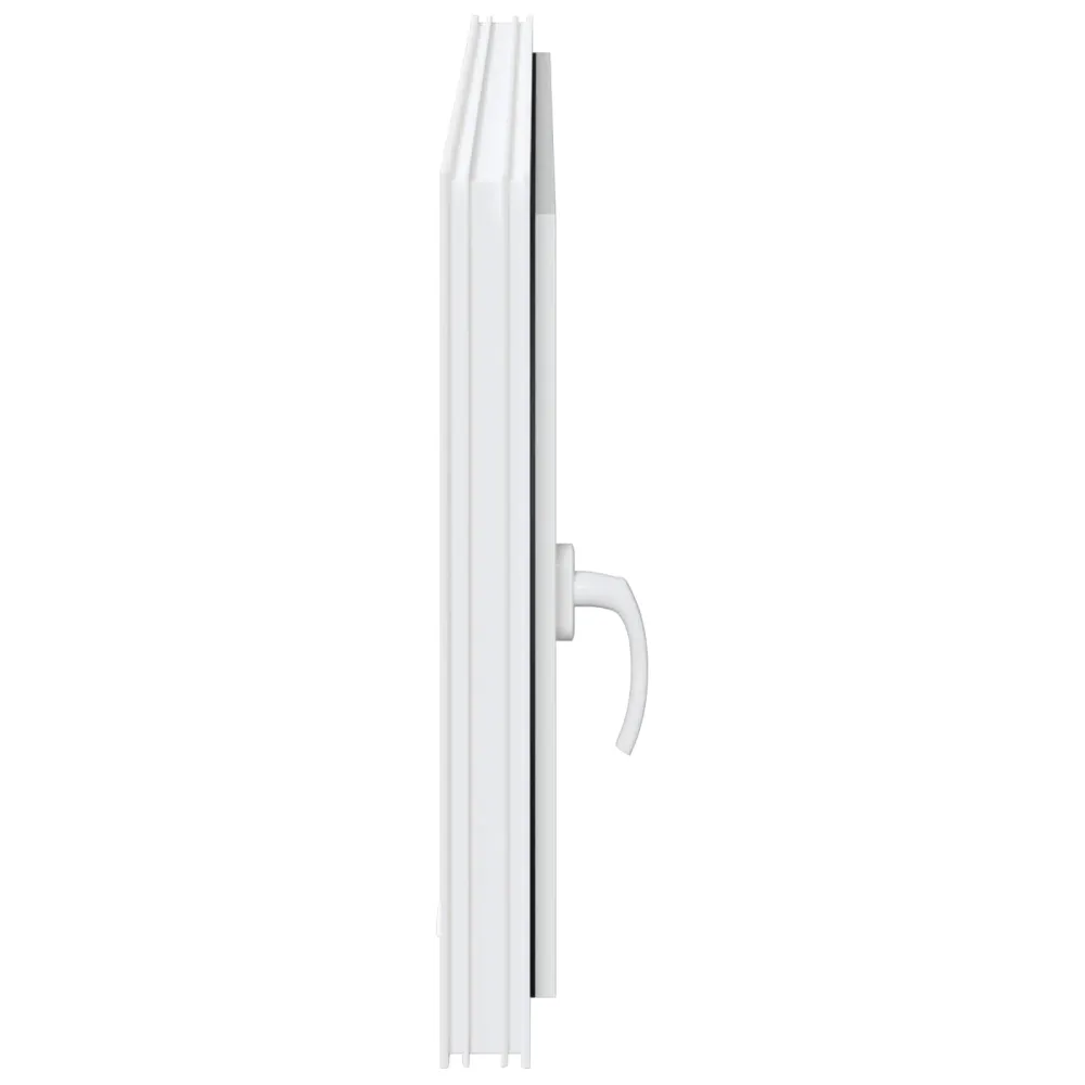 vidaXL Pinceablak RISOR 110 x 50 cm PVC és Üveg Fehér