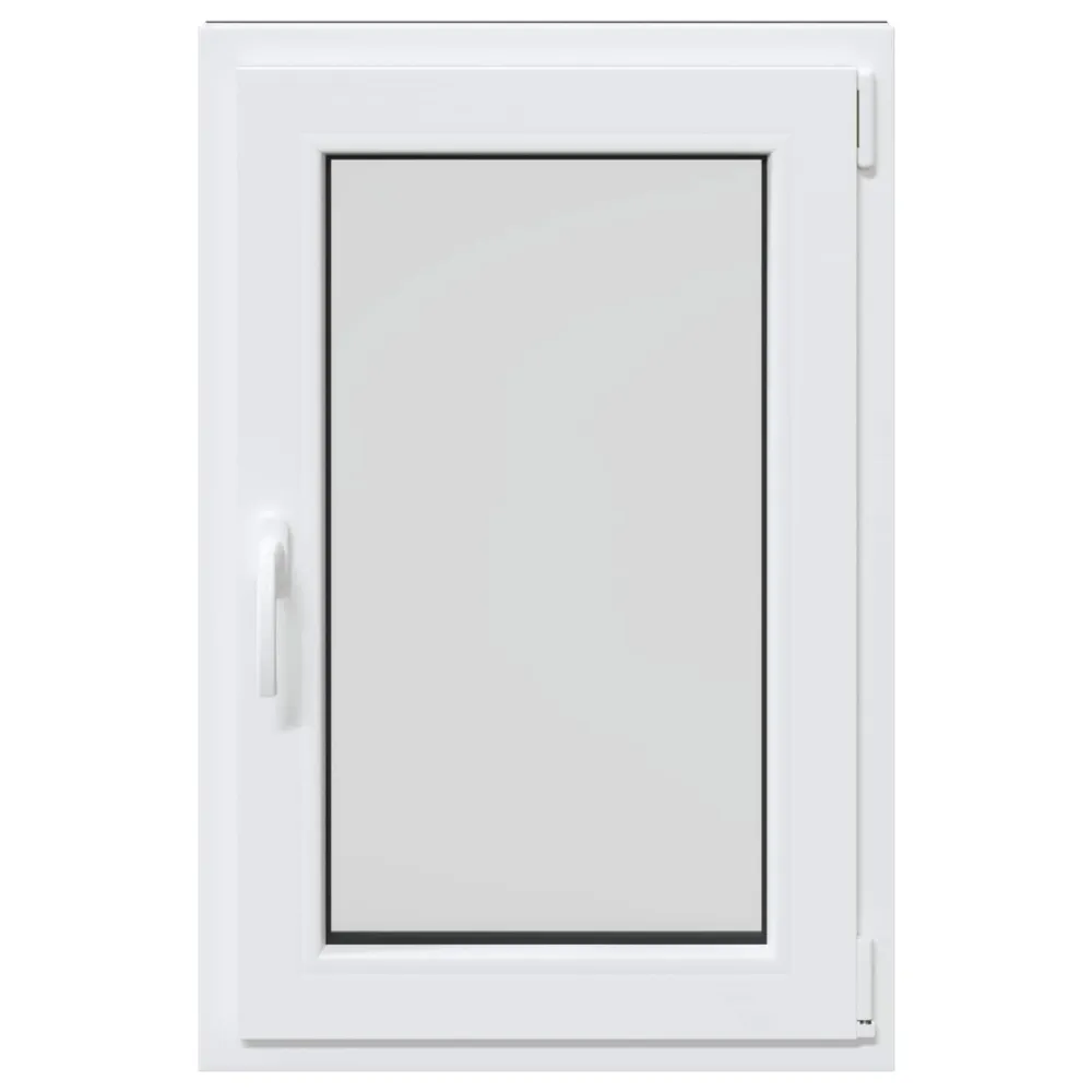 vidaXL Pinceablak RISOR 60 x 90 cm PVC és Üveg Antracitszürke