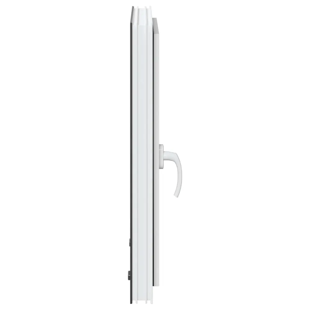 vidaXL Pinceablak RISOR 50 x 75 cm PVC és Üveg Antracitszürke