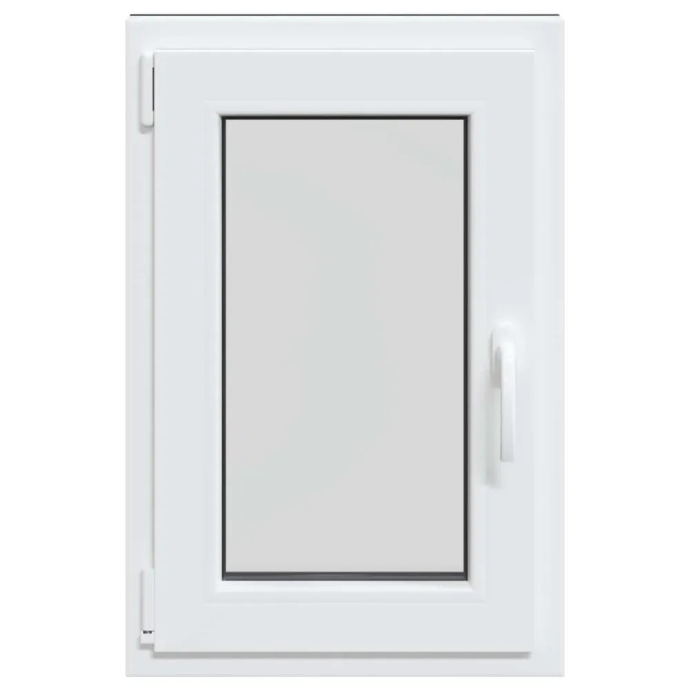vidaXL Pinceablak RISOR 50 x 75 cm PVC és Üveg Antracitszürke