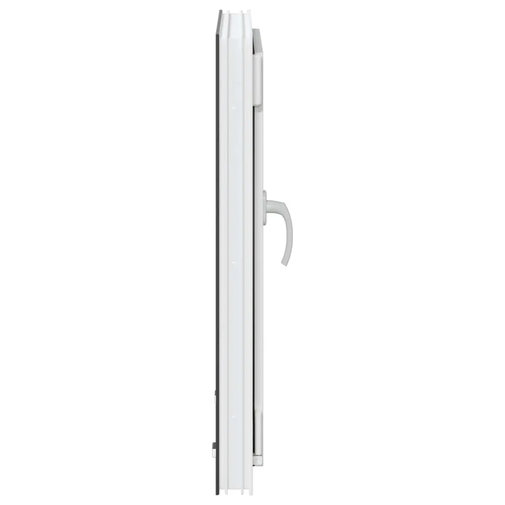 vidaXL Pinceablak RISOR 50 x 75 cm PVC és Üveg Antracitszürke