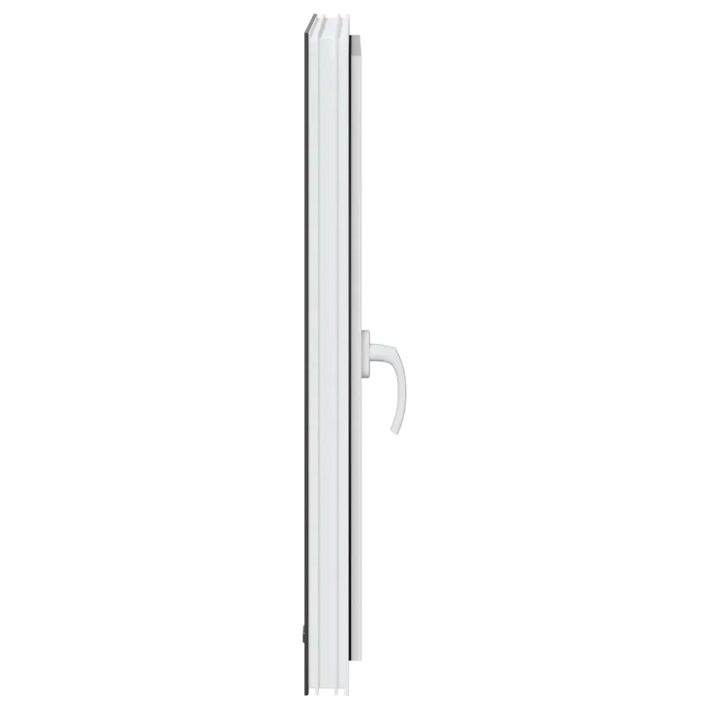 vidaXL Pinceablak RISOR 60 x 80 cm PVC és Üveg Antracitszürke