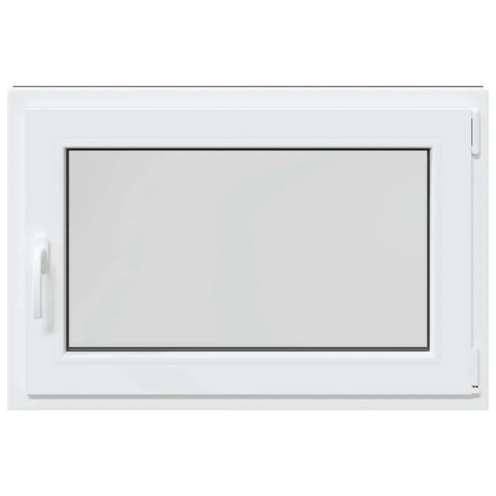 vidaXL Pinceablak RISOR 80 x 70 cm PVC és Üveg Antracitszürke