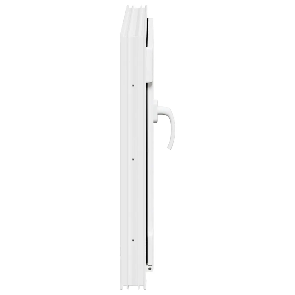 vidaXL Pinceablak RISOR 50 x 50 cm PVC és Üveg Fehér