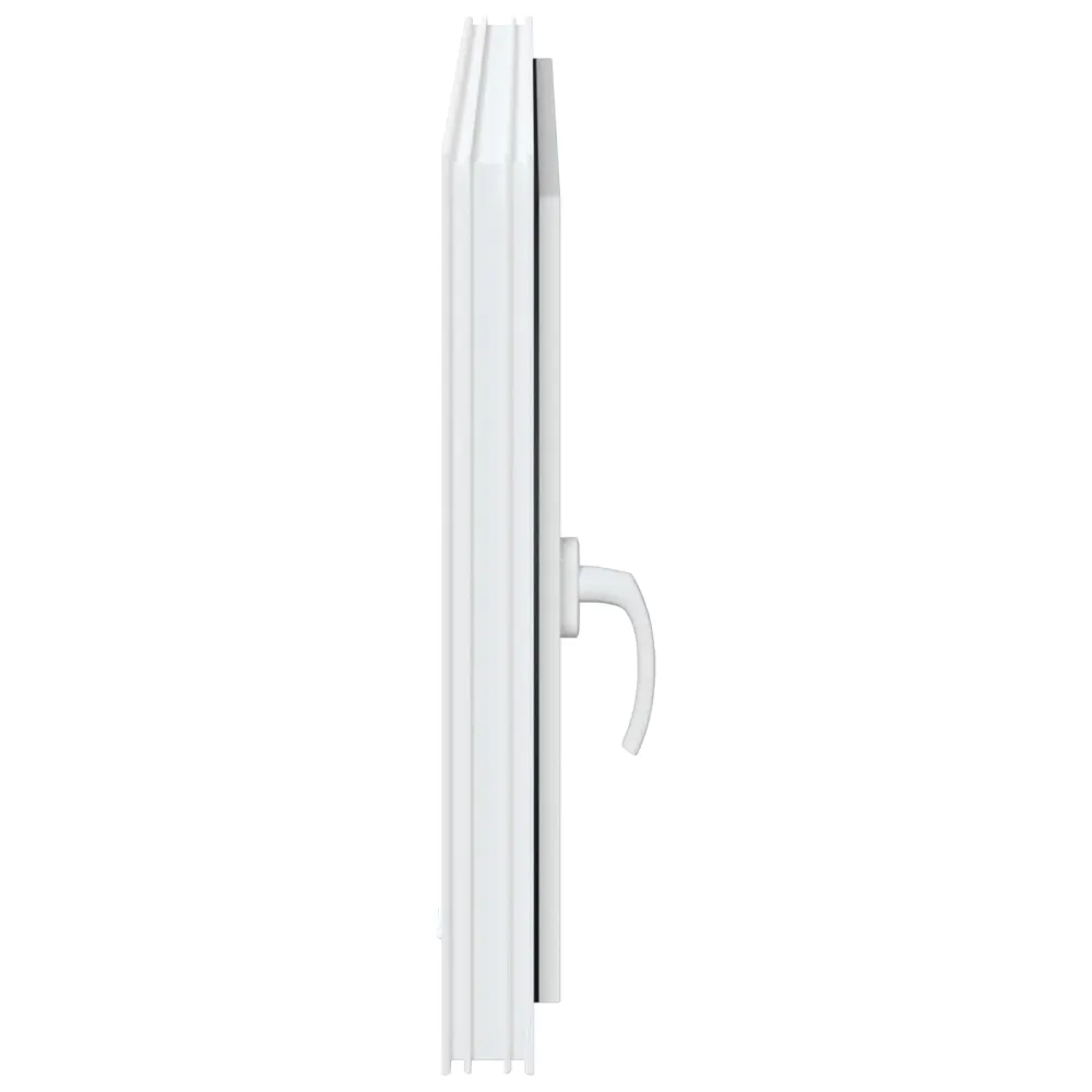 vidaXL Pinceablak RISOR 90 x 60 cm PVC és Üveg Fehér