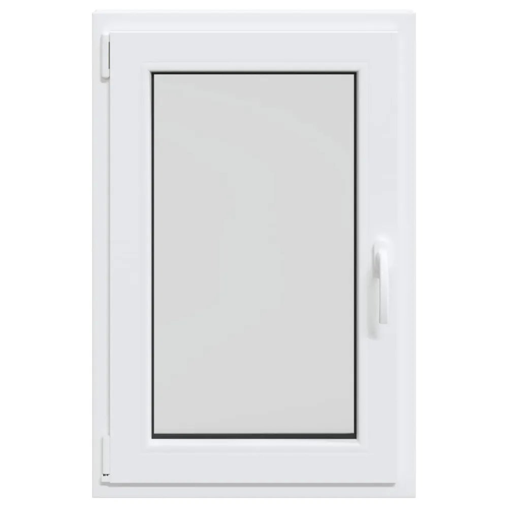 vidaXL Pinceablak RISOR 60 x 90 cm PVC és Üveg Fehér