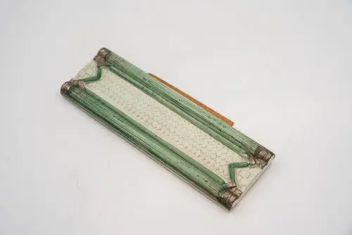 Zöld bambusz mintás dekor/Bamboo