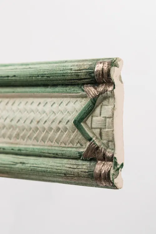 Zöld bambusz mintás dekor/Bamboo