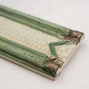 Zöld bambusz mintás dekor/Bamboo