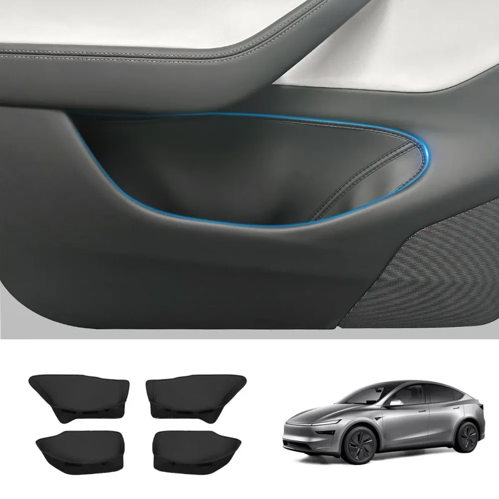 4 darabos ajtóra szerelhető tárolórekesz-készlet Tesla Model Y Juniper 2025+ modellhez