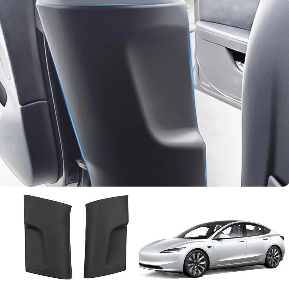 Nagy ütésálló ajtókeret-védőkészlet Tesla Model 3-hoz - Tartós védőburkolatok (2 darab) 2024 után