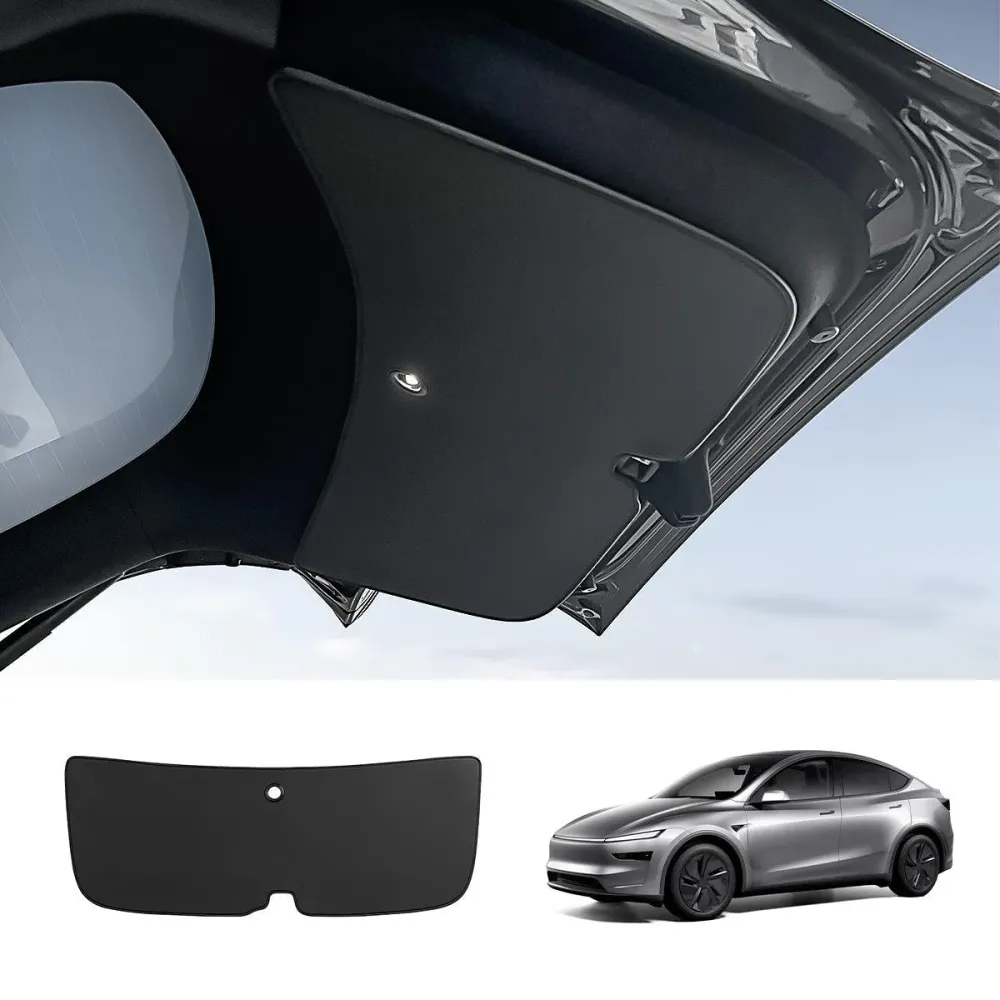 Napa bőr csomagtérajtó védő – Tartós és stílusos szőnyeg Tesla Model Y Juniper 2025+ modellhez