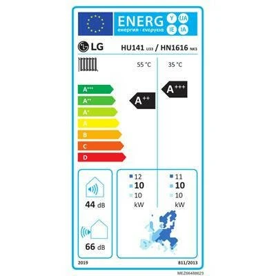 LG Therma-V - HN1616.NK3 + HU141.U33 - osztott hőszivattyú 14,0 kW (R410A)