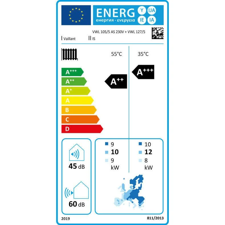 Vaillant aroTHERM Split VWL 127/5 IS fali beltéri egység 10/12 kW-os készülékekhez (0010023526)