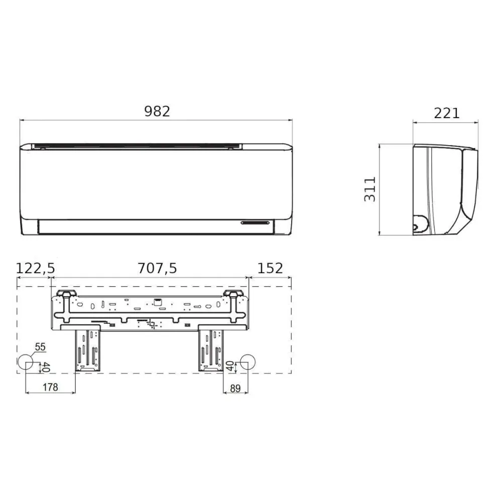 Gree Pulse mono split klíma szett 4.6 kW (GWH18AGD-K6DNA1D)