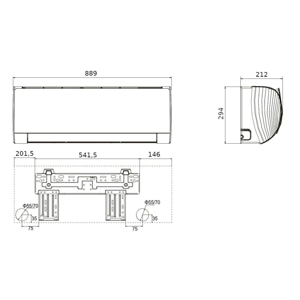Gree Silver X mono split klíma szett 2.7 kW (GWH09ACC-S6DBA1A)