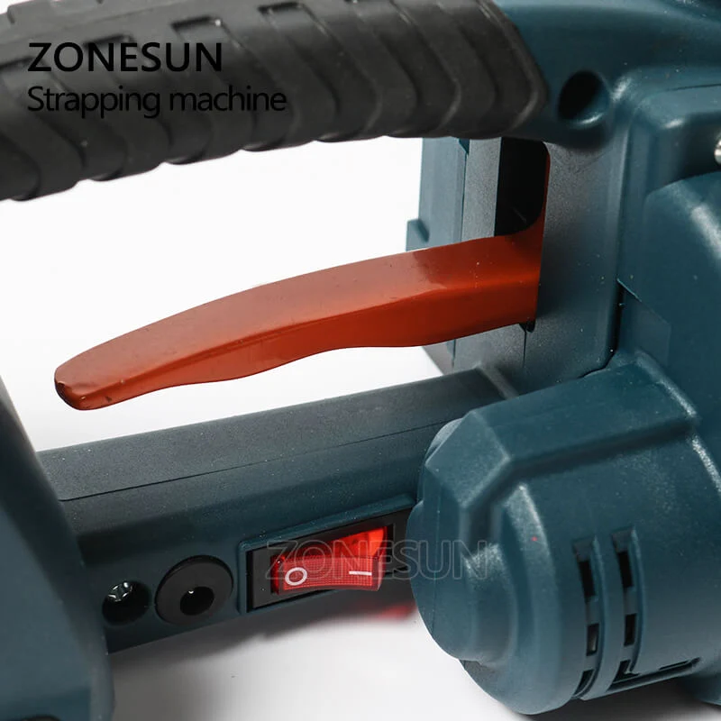 ZONESUN JDC 13-16 mm-es kézi akkumulátoros PET/PP műanyag elektromos pántológép raklapcsomagoláshoz