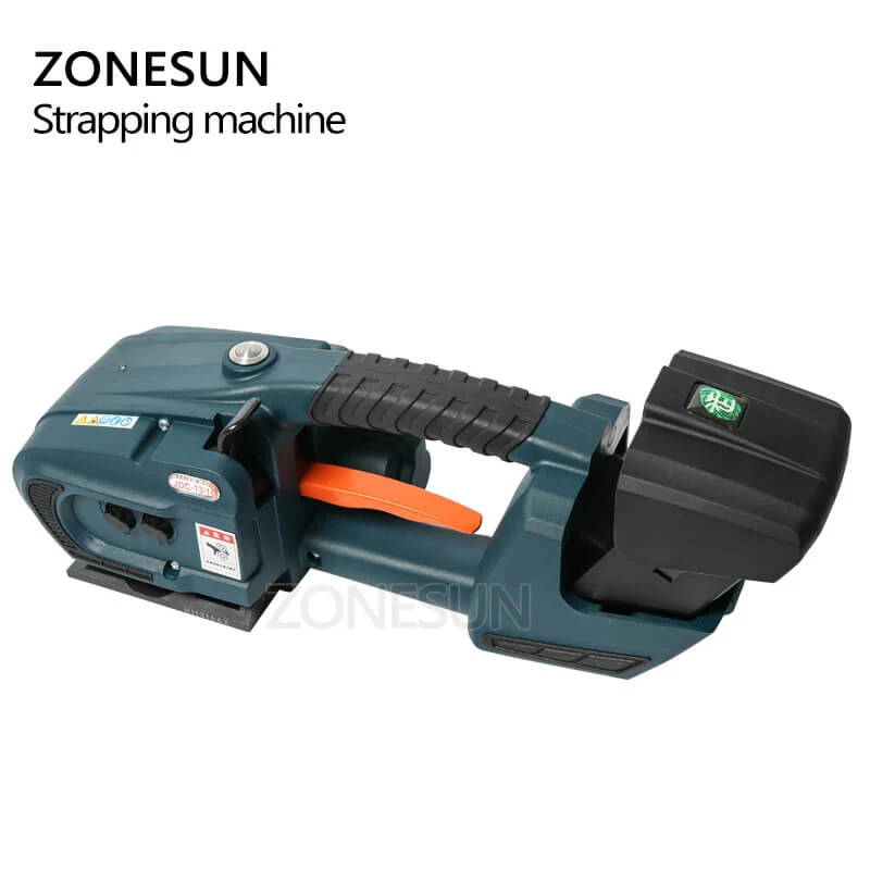 ZONESUN JDC 13-16 mm-es kézi akkumulátoros PET/PP műanyag elektromos pántológép raklapcsomagoláshoz