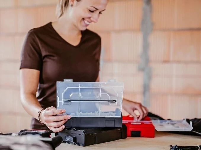 L-BOXX Mini szerszámosláda átlátszó fedéllel