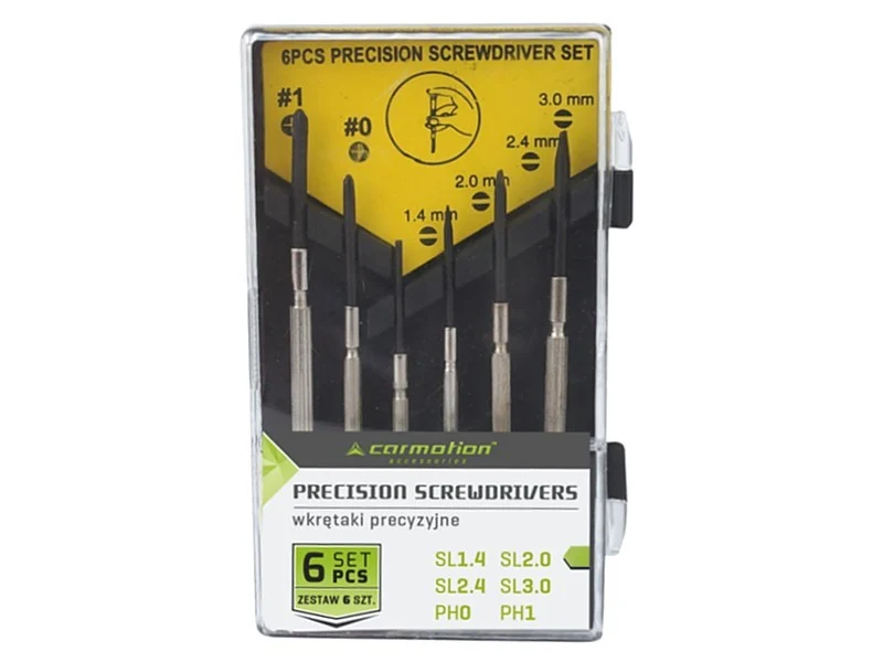 Precíziós csavarhúzó készlet, 6 db