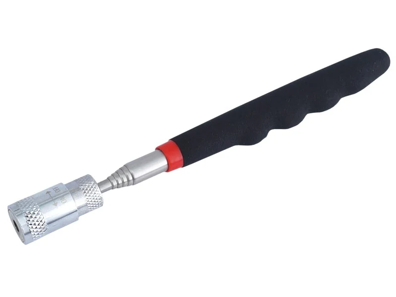 Mágneses szerszám, 19,5-81 cm-es teleszkóp, LED-es zseblámpa, 2,2 kg teherbírás