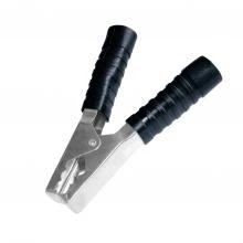 Akkumulátorcsipesz, 200 , szigetelt, forrasztható, 12 V, 150 mm, fekete VBC 200.BK
