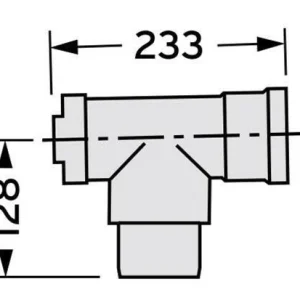 VAILLANT 80 PP tisztító T-idom (303264)