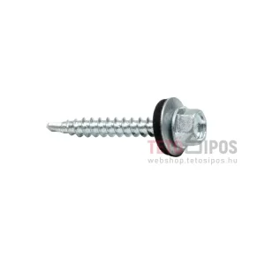 Horganyzott hatlapfejű csavar EPDM gumi tömítéssel 4,8x35 mm
