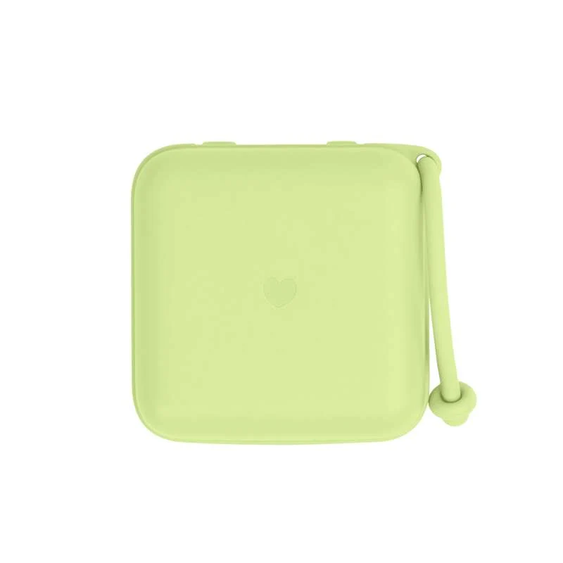 BIBS Kiegészítők Cumisüveg tartó - Szilikon - Cumisüveg doboz 3 Cumik - Matcha