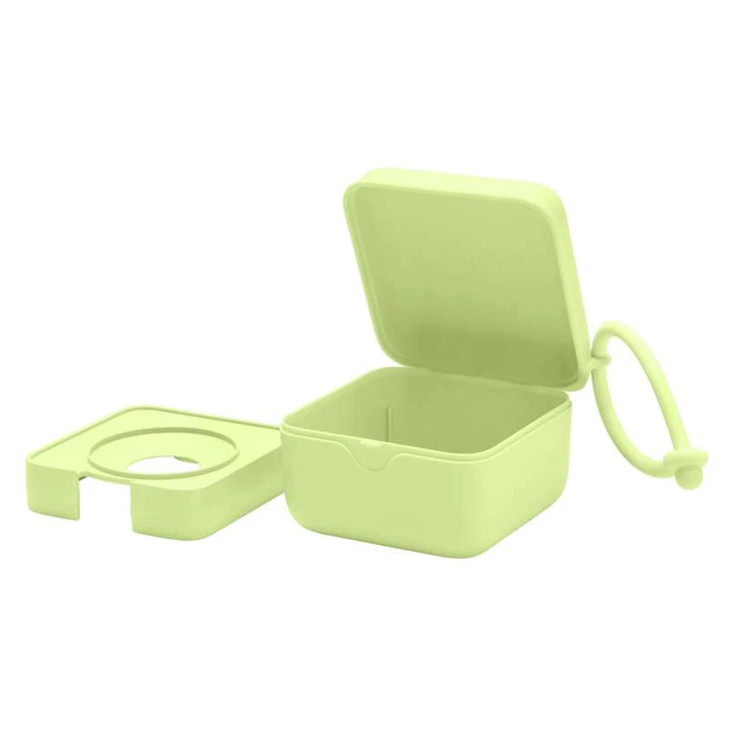 BIBS Kiegészítők Cumisüveg tartó - Szilikon - Cumisüveg doboz 3 Cumik - Matcha