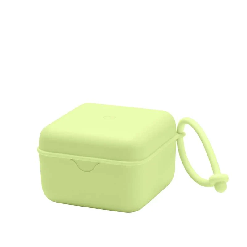 BIBS Kiegészítők Cumisüveg tartó - Szilikon - Cumisüveg doboz 3 Cumik - Matcha