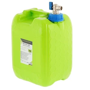 Víztartály fém felső csapszeleppel, menetes kupakkal, 10 L