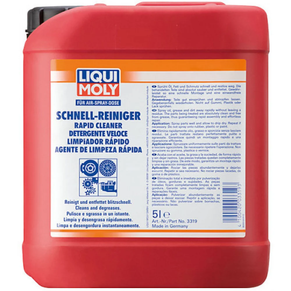 Tisztító és zsírtalanító oldat Liqui Moly Rapid Cleaner Quick, 5L