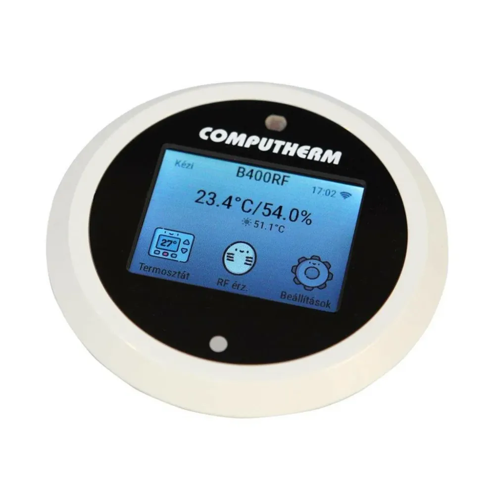 COMPUTHERM B400RF Wi-Fi szobatermosztát vezeték nélküli érintőkijelzős vezérlővel (B400RF)