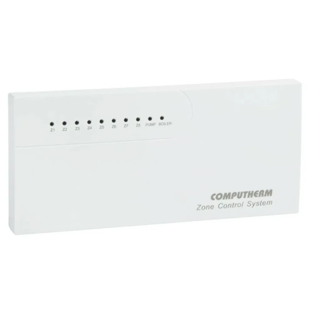 COMPUTHERM E800RF multizónás Wi-Fi termosztát 2db vezeték nélküli érintőgombos vezérlőkkel