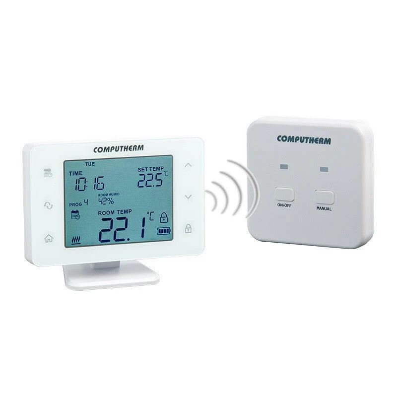 Computherm Q20RF szobatermosztát, vezeték nélküli, programozható, digitális, páratartalom mérővel (Q20RF)