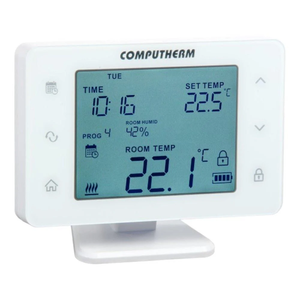 COMPUTHERM Q20RF Wi-Fi szobatermosztát, vezeték nélküli, programozható, Wi-Fi, páratartalom mérés (Q20RF Wi-Fi)
