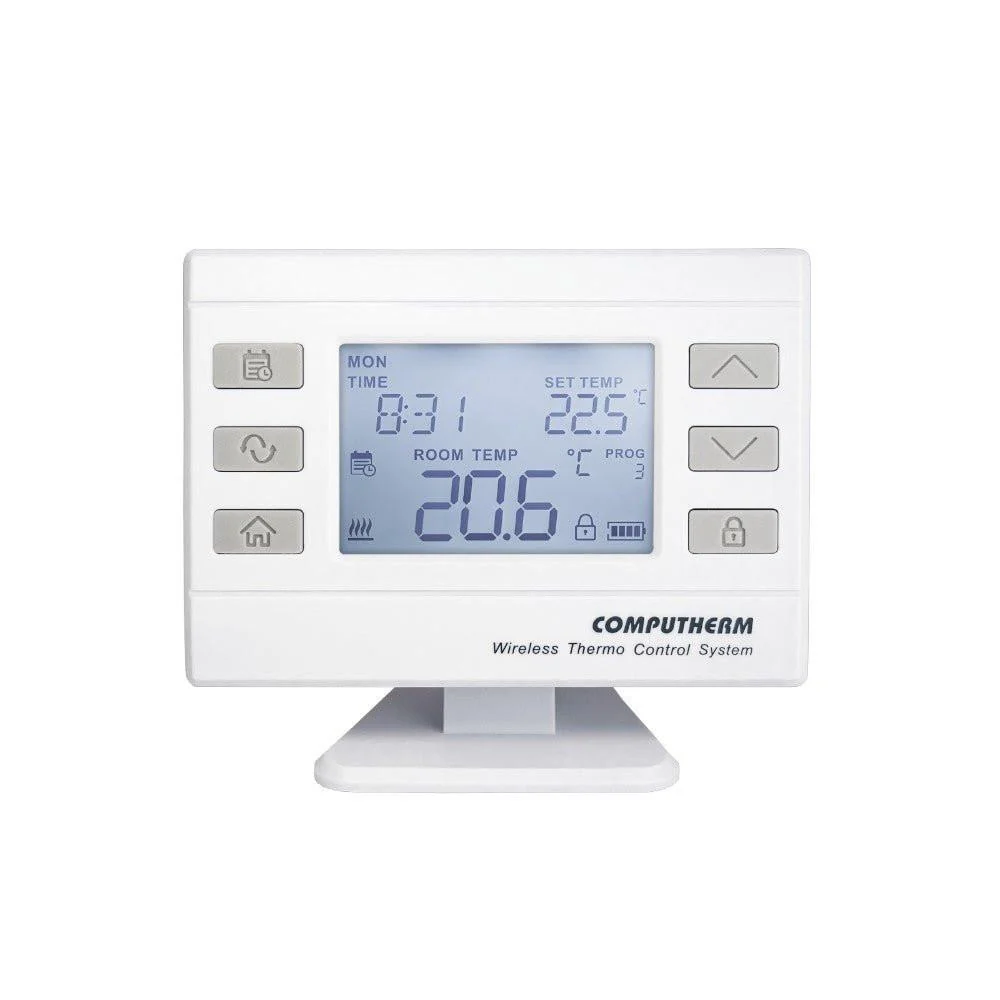 COMPUTHERM Q72RF (TRV) állítómű vezérlésére szobatermosztát, vezeték nélküli programozható (Q72RF (TRV))