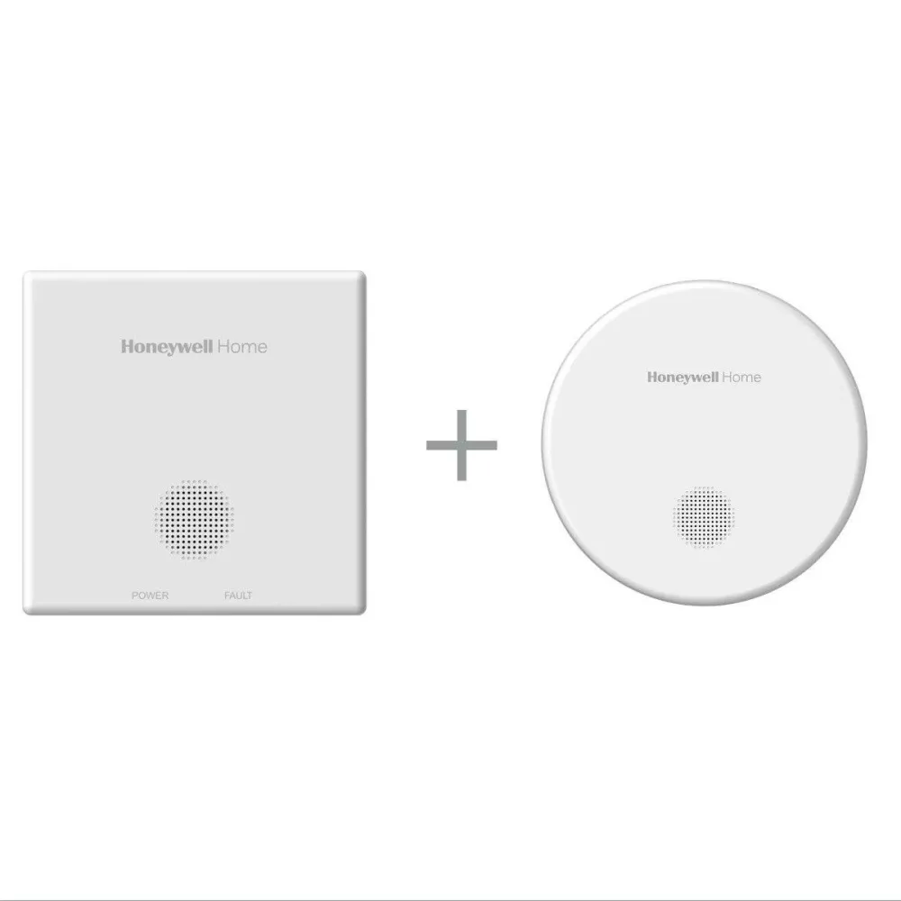 Honeywell Biztonságos Otthon Basic csomag - szén-monoxid jelző (R200C-2) + füstérzékelő (R200S-2) (R200BASICPACK)