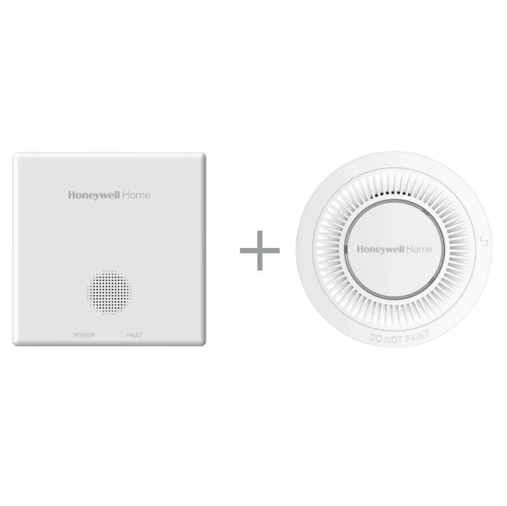 Honeywell Biztonságos Otthon RF csomag - szén-monoxid jelző (R200C-N2) + füstérzékelő (R200S-N2) (R200RFPACK)