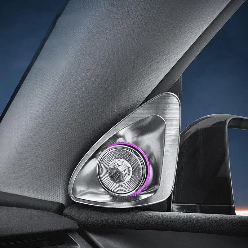 Tesla Model 3/Y 4D forgó LED-es első ajtó hangszóró kürt funkcióval és fokozott láthatósággal