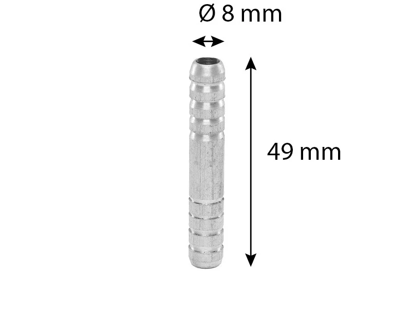 Tömlőcsatlakozó átmérője. 8 mm