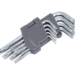 Torx hatlapos kulcsok 130mm, T10-T50, 9 db