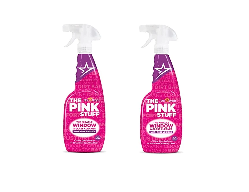 Pink Stuff - Ablak- és ügtisztító - 2 palackos készlet