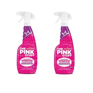 Pink Stuff - Ablak- és ügtisztító - 2 palackos készlet
