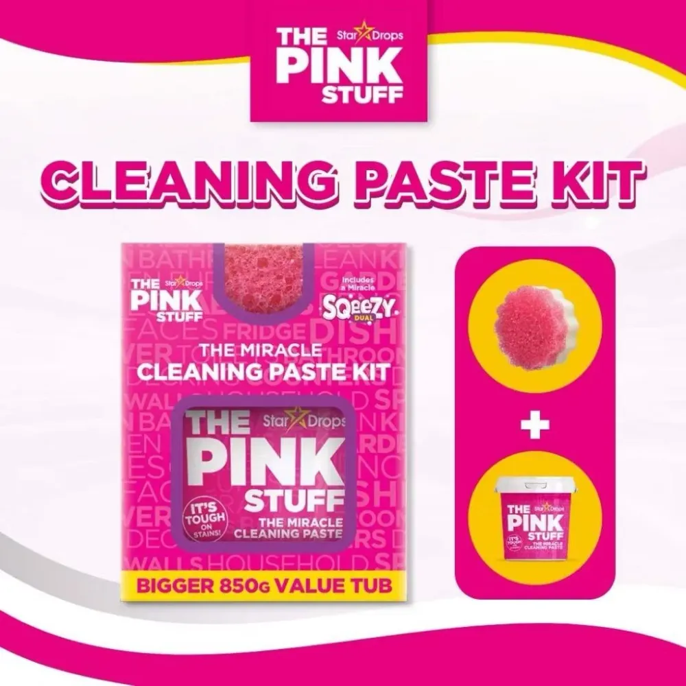 Pink Stuff Csodatisztító Paszta Készlet - 850g + Szivacs