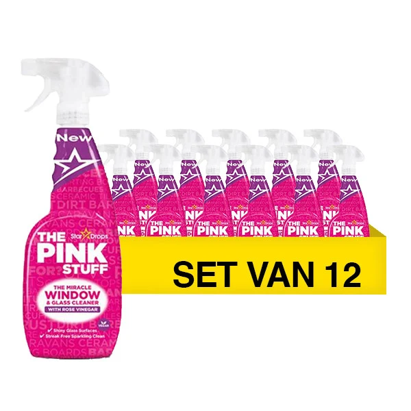 Pink Stuff üvegtisztító 750ml - 12 darabos csomag