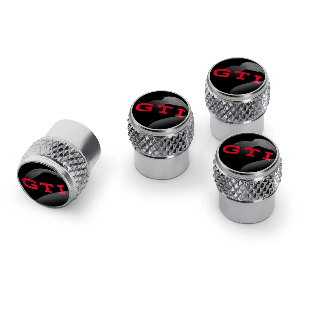 VW szelepsapkák GTI, gumiszelepekhez és sárgaréz szelepekhez, 000071215Q
